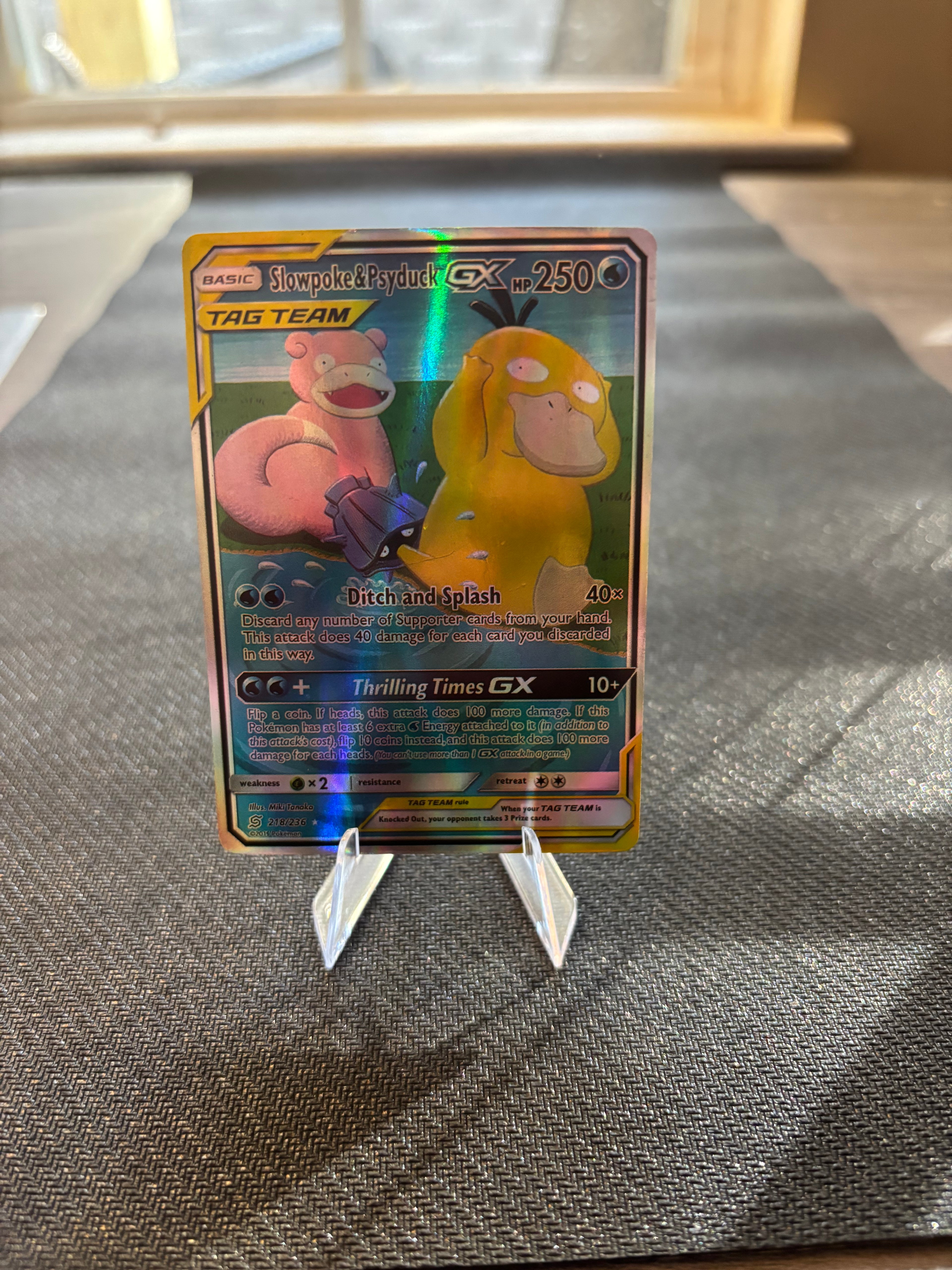 Psyduck & Slowpoke GX #218 Pokemon Unified Minds  (Mint)