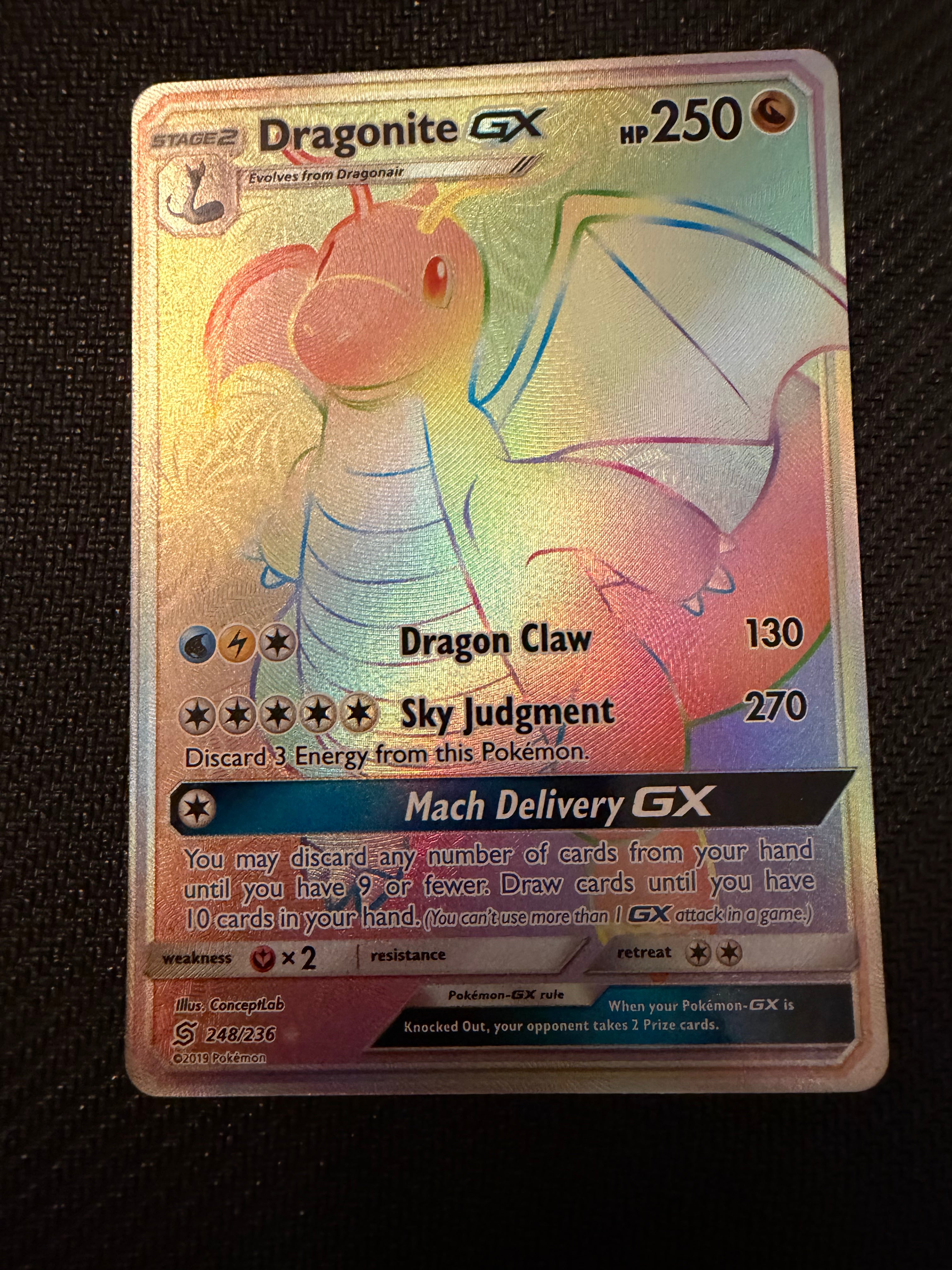 Dragonite GX #248 Unified Minds