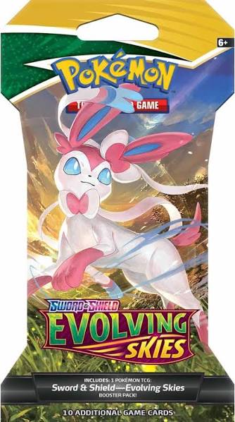 Sleeved Booster Pack Pokemon Evolving Skies