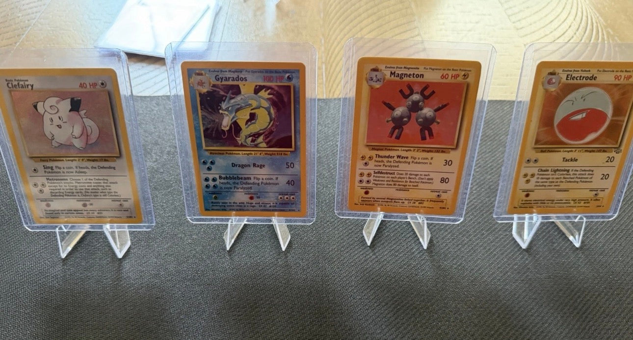 Holo Pokemon Card Lot (9) Base, Fossil, Jungle