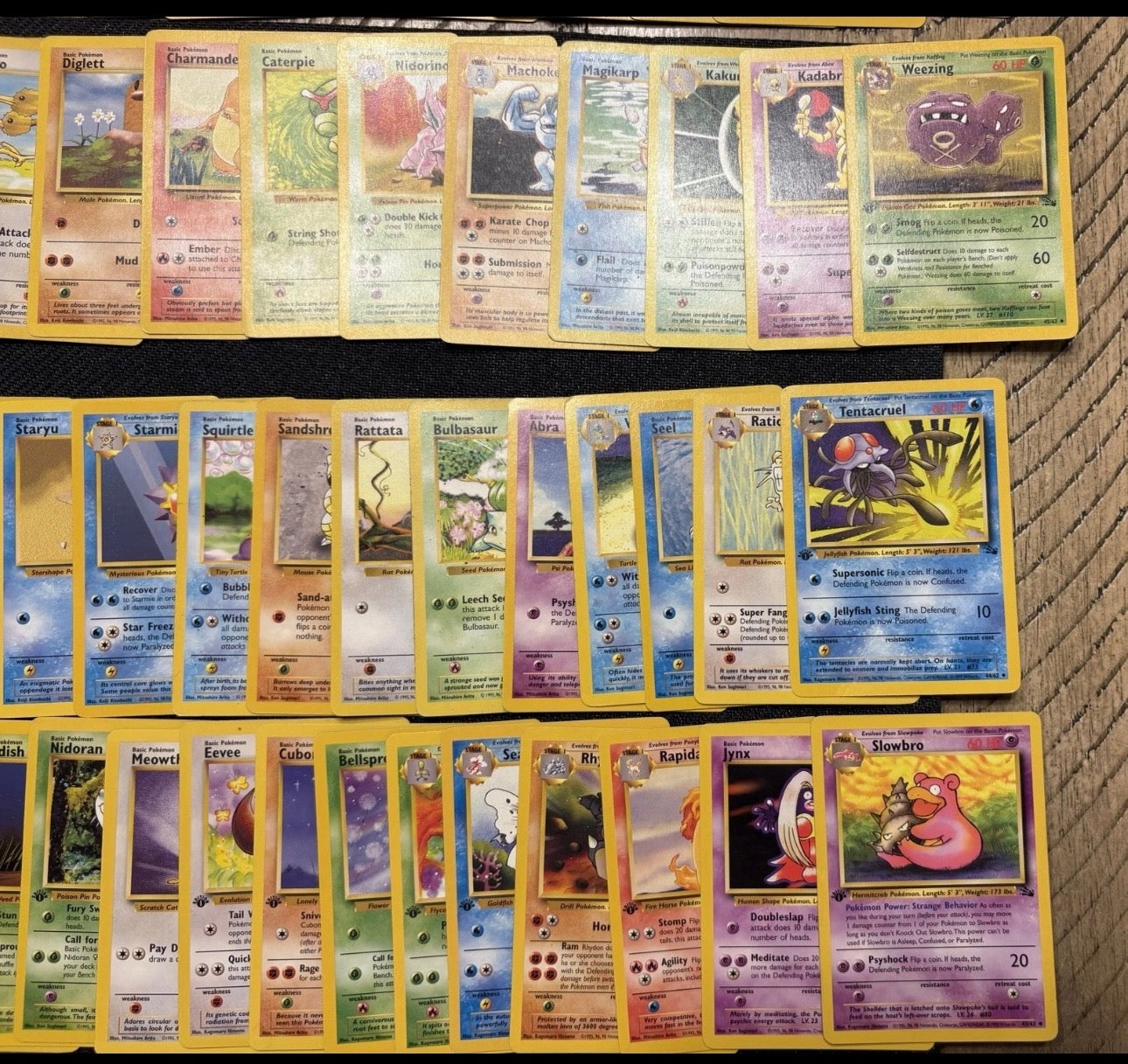 Base, Jungle, And Fossil Bulk Lot (see Description)