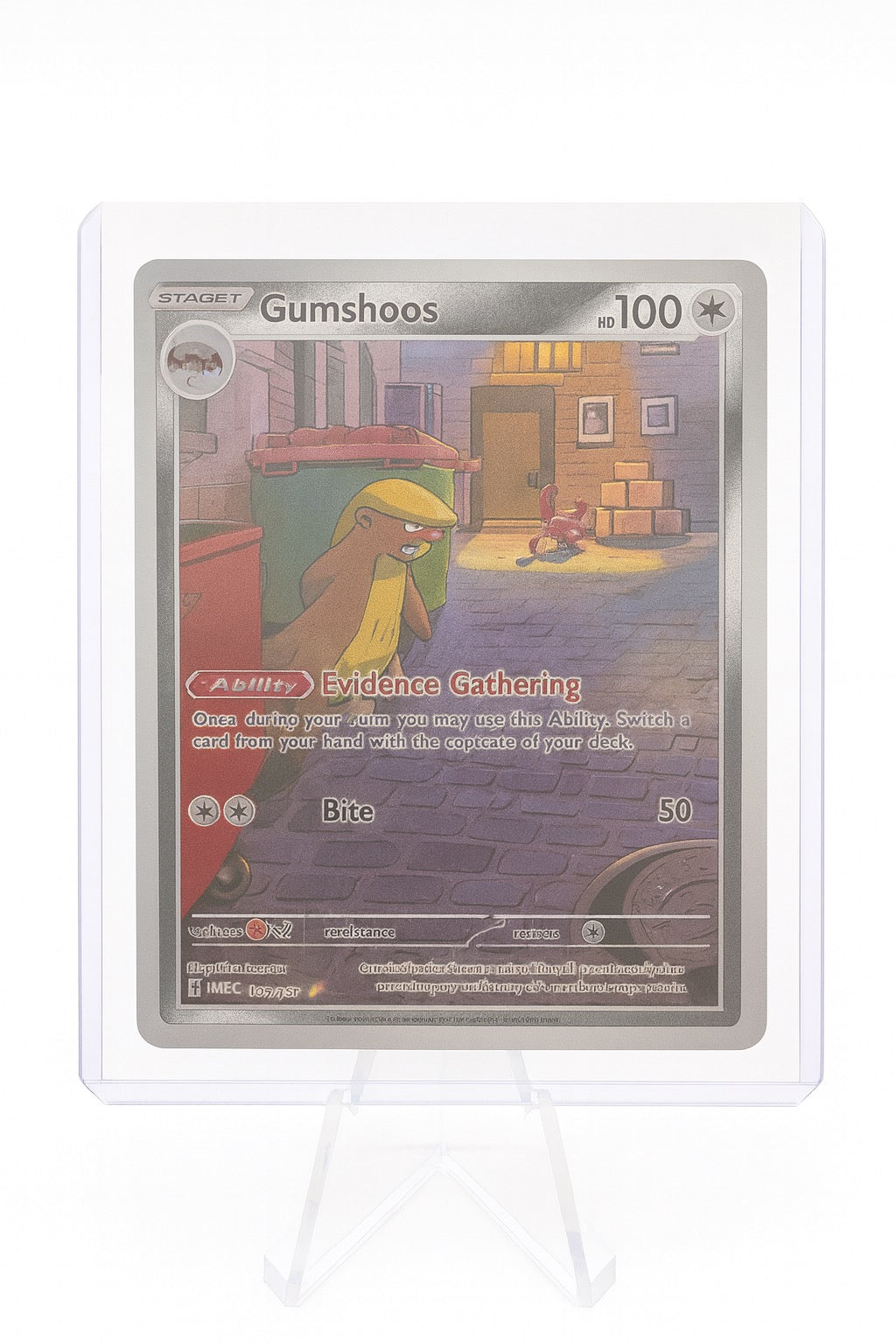 Gumshoos Pokemon Mega Evolution Illustration Rare 153/132 New