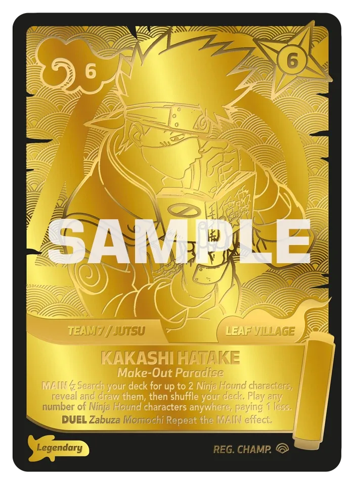 Naruto Mythos TCG: Set 2 1st Edition Booster Display