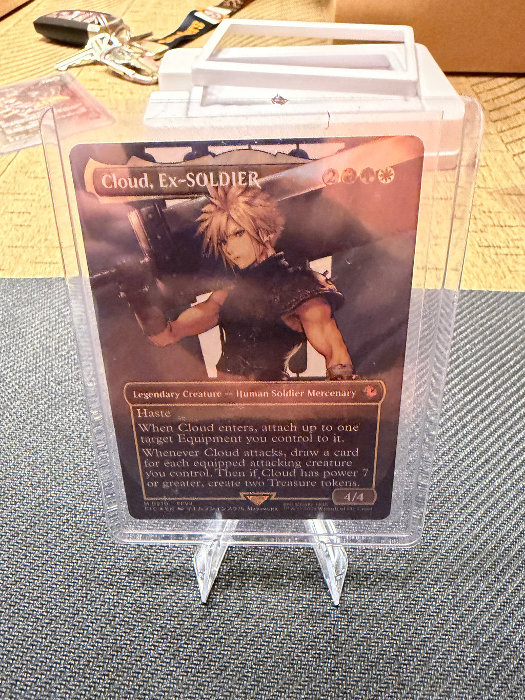 Cloud, Ex-SOLDIER [Borderless Surge Foil] #210