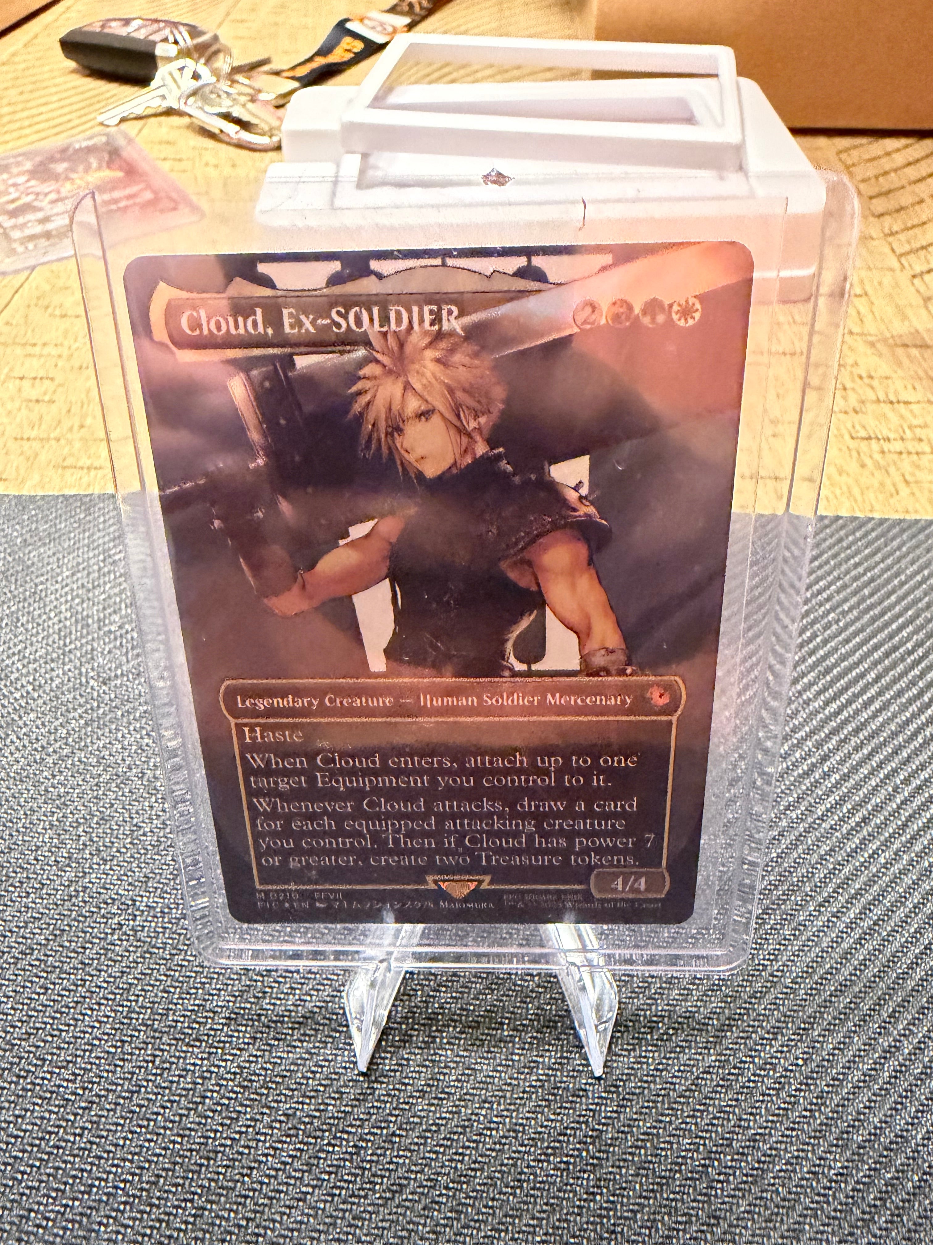 Cloud, Ex-SOLDIER [Borderless Surge Foil] #210