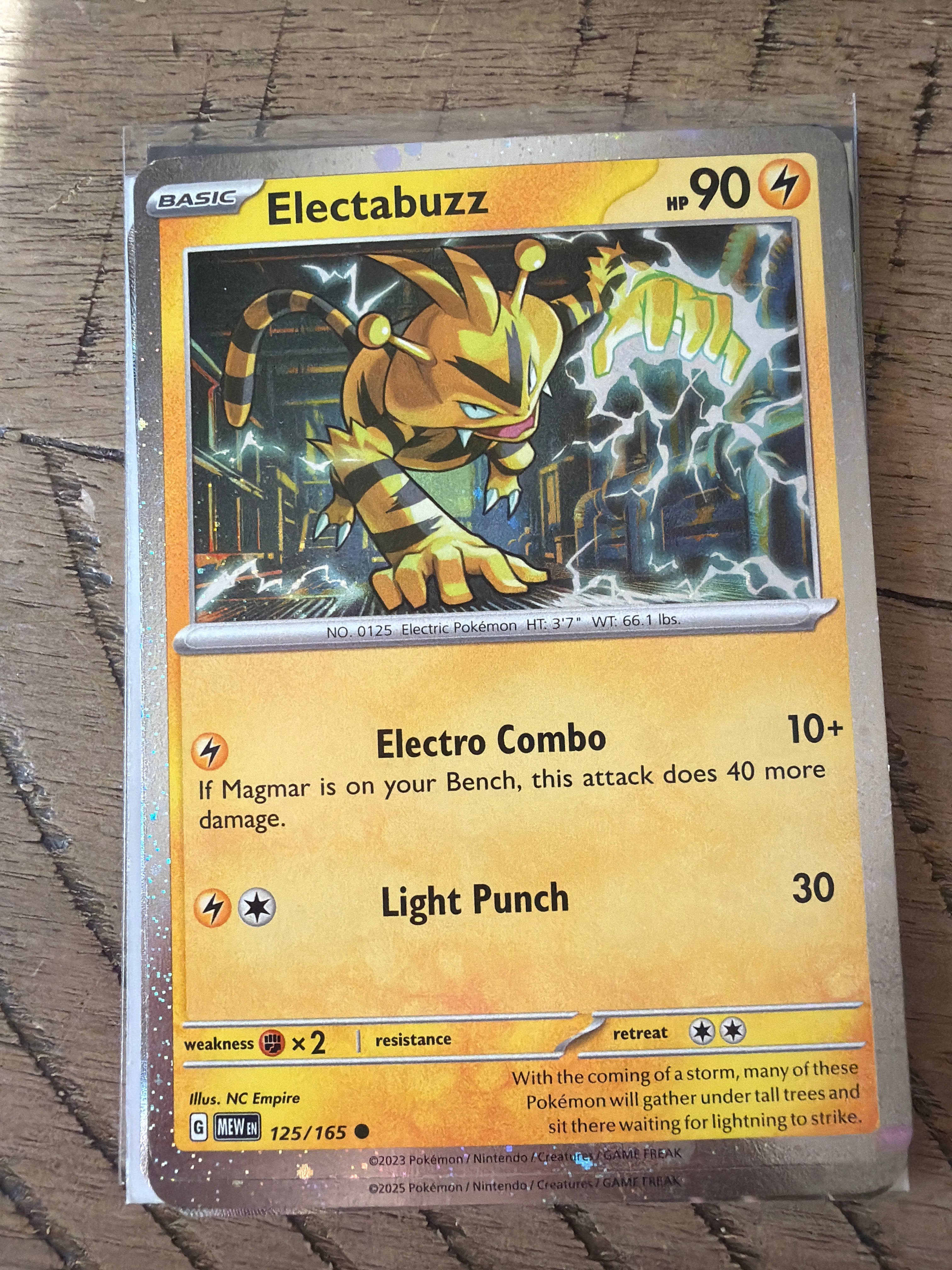 Electabuzz Cosmos Holo #125