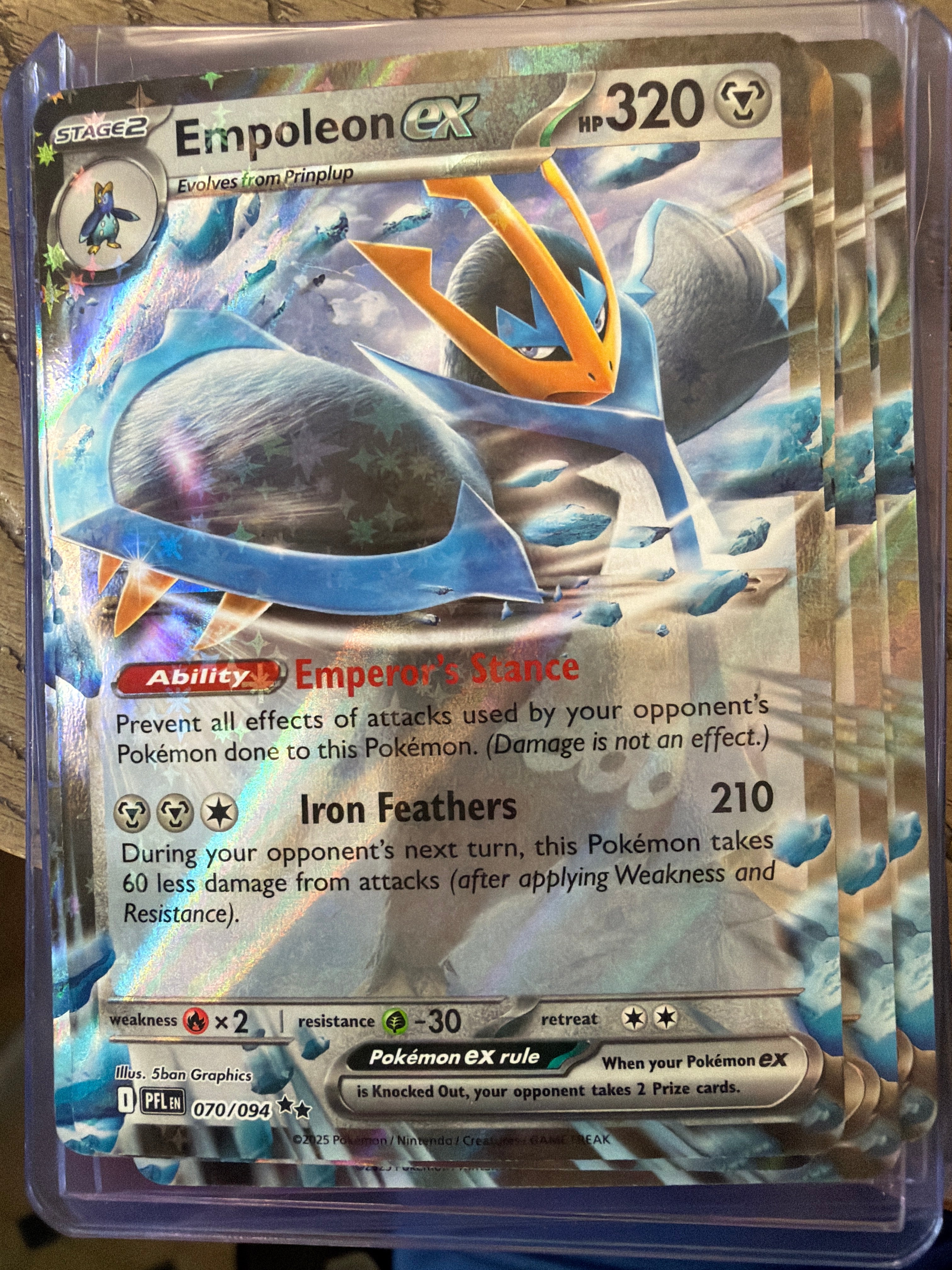 Empoleon ex - 070/094 - ME02: Phantasmal Flames (PFL)