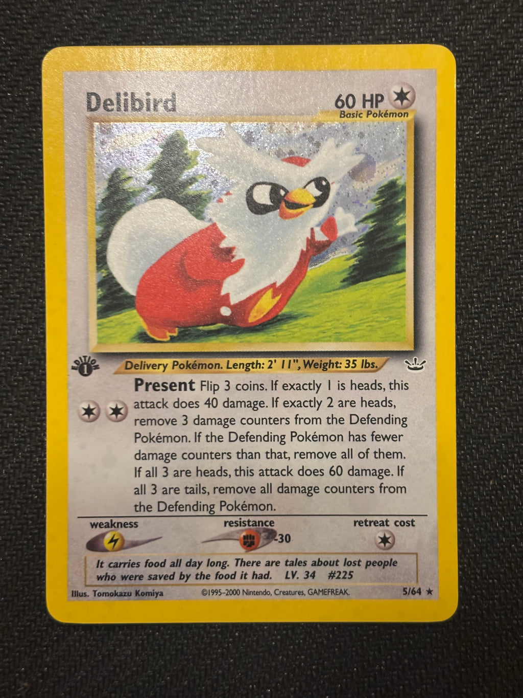 Delibird [1st Edition] #5 Pokemon Neo Revelation