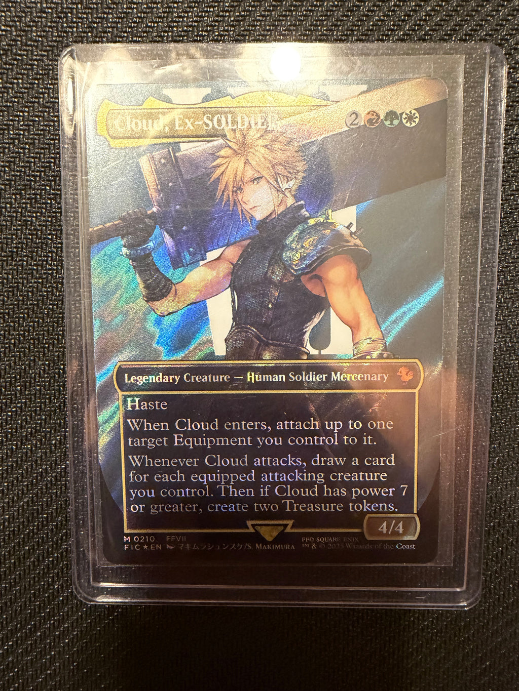 Cloud, Ex-SOLDIER [Borderless Surge Foil] #210