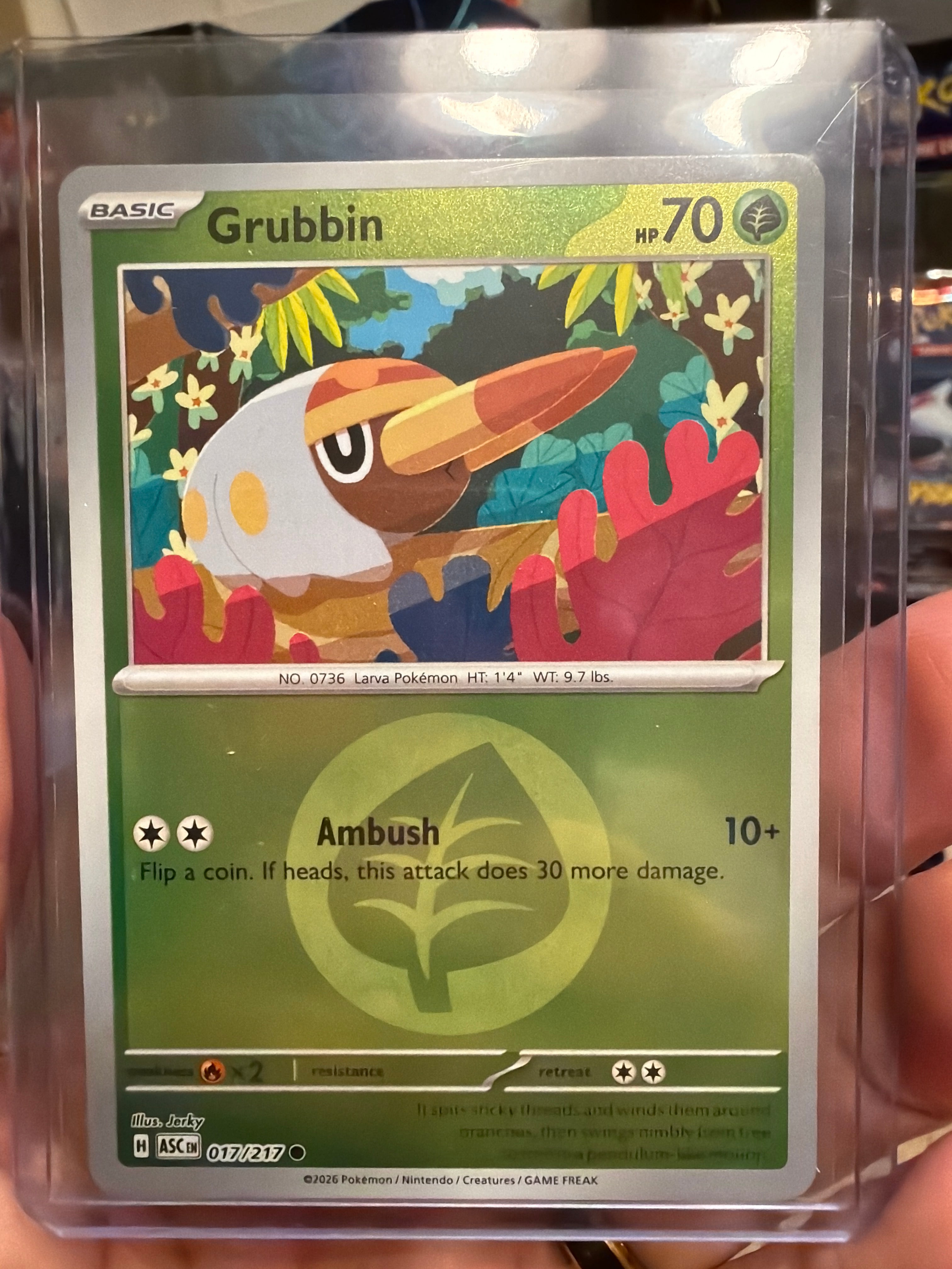 Grubbin (Energy Symbol Pattern) - ME: Ascended Heroes (ASC)