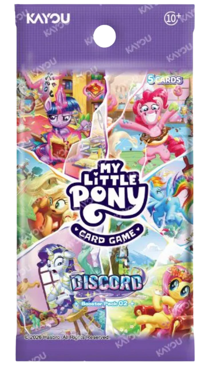 MY LITTLE PONY TCG: DISCORD - BOOSTER PACK *ships next week 9/3*