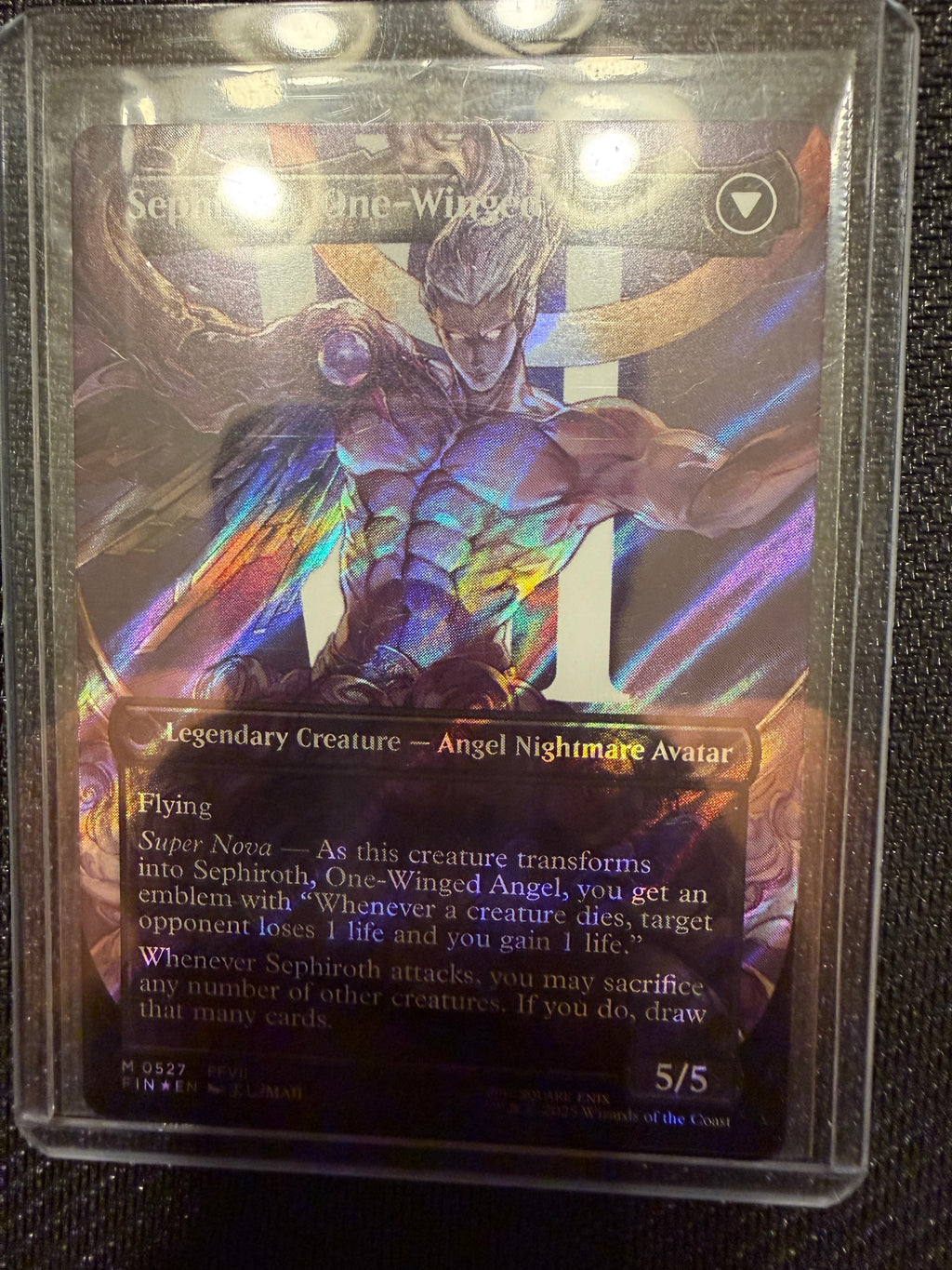 Sephiroth, Fabled SOLDIER [Borderless Surge Foil] #527