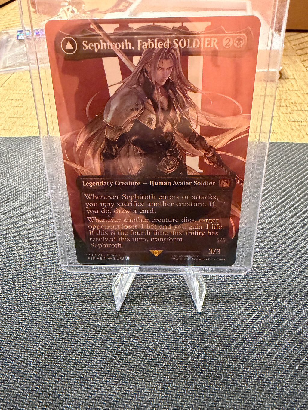 Sephiroth, Fabled SOLDIER [Borderless Surge Foil] #527