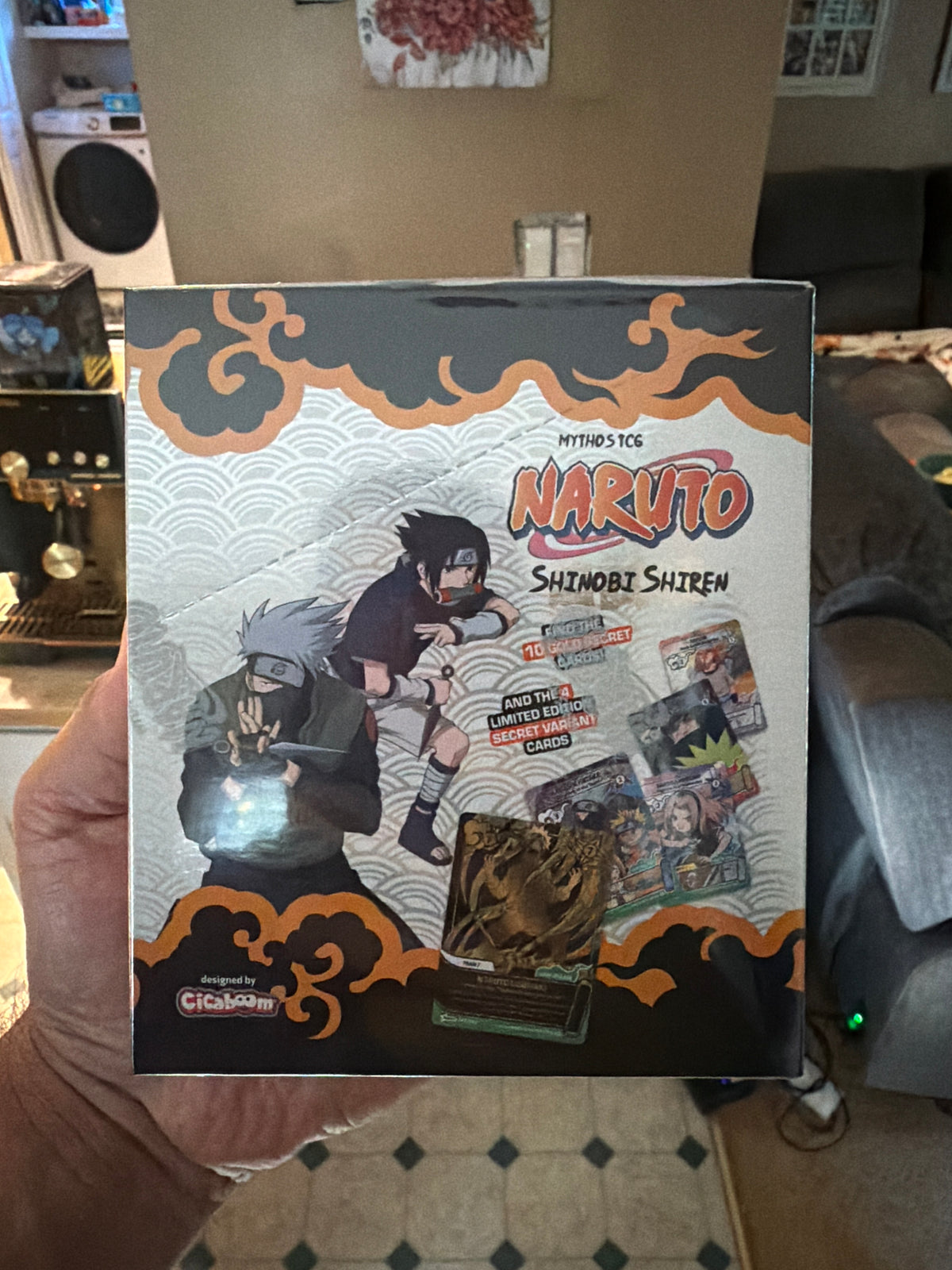 Naruto Mythos TCG: Set 2 1st Edition Booster Display