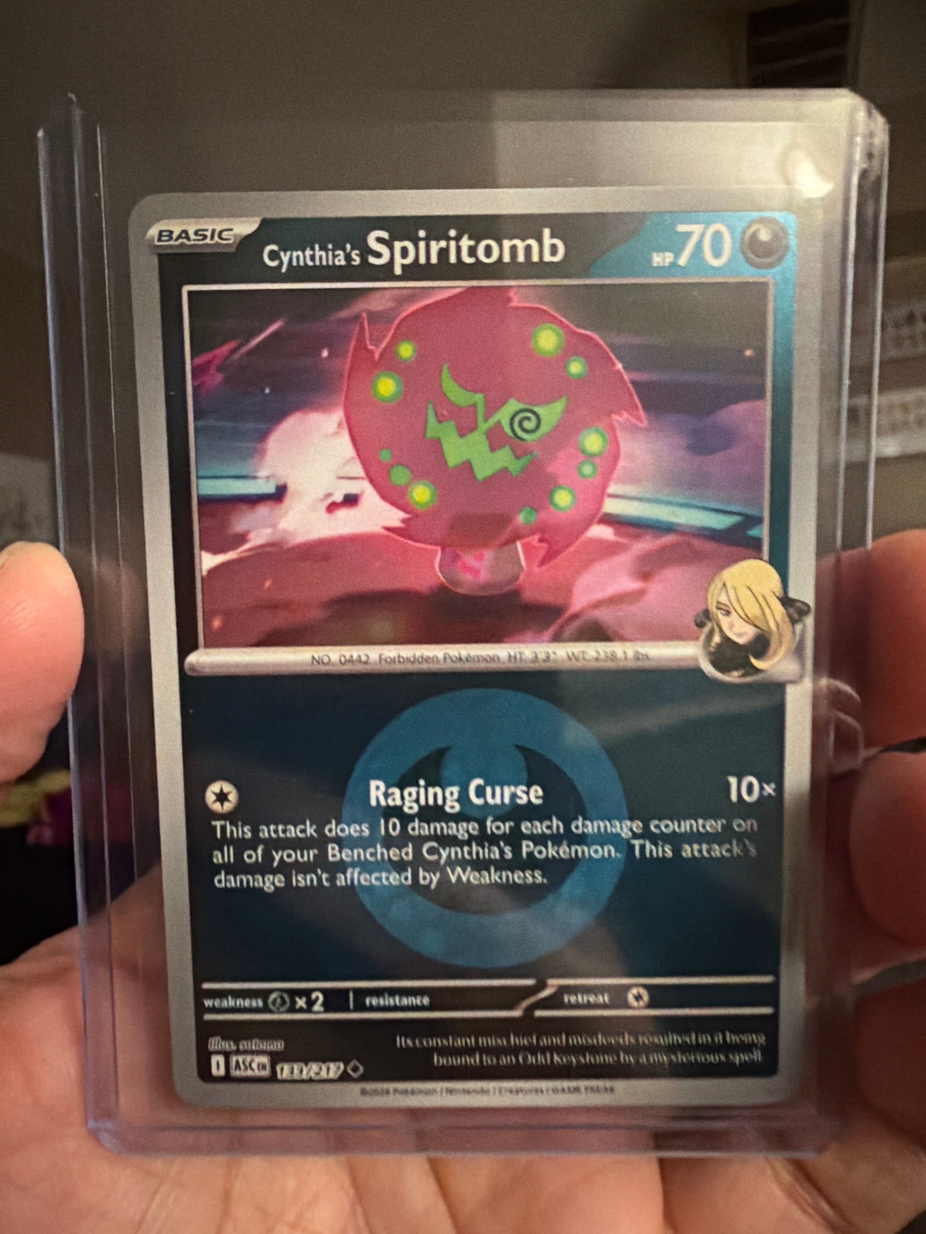 Cynthia's Spiritomb - 133/217 (Energy Symbol Pattern) - ME: Ascended Heroes (ASC)
