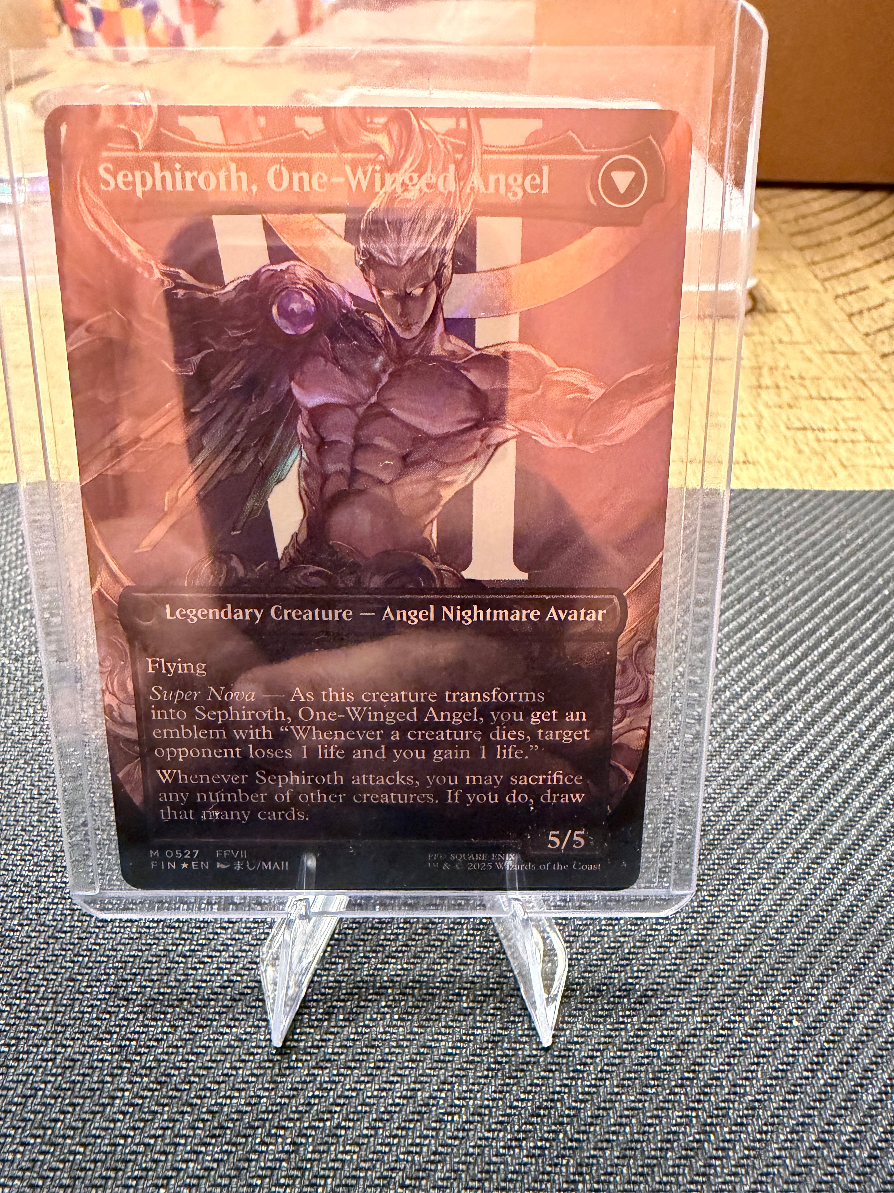 Sephiroth, Fabled SOLDIER [Borderless Surge Foil] #527