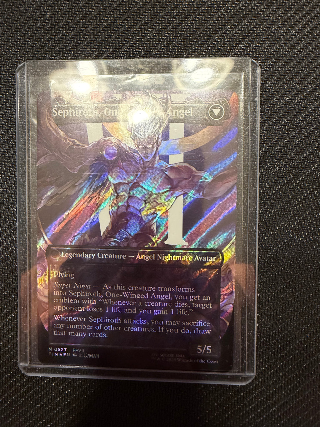 Sephiroth, Fabled SOLDIER [Borderless Surge Foil] #527