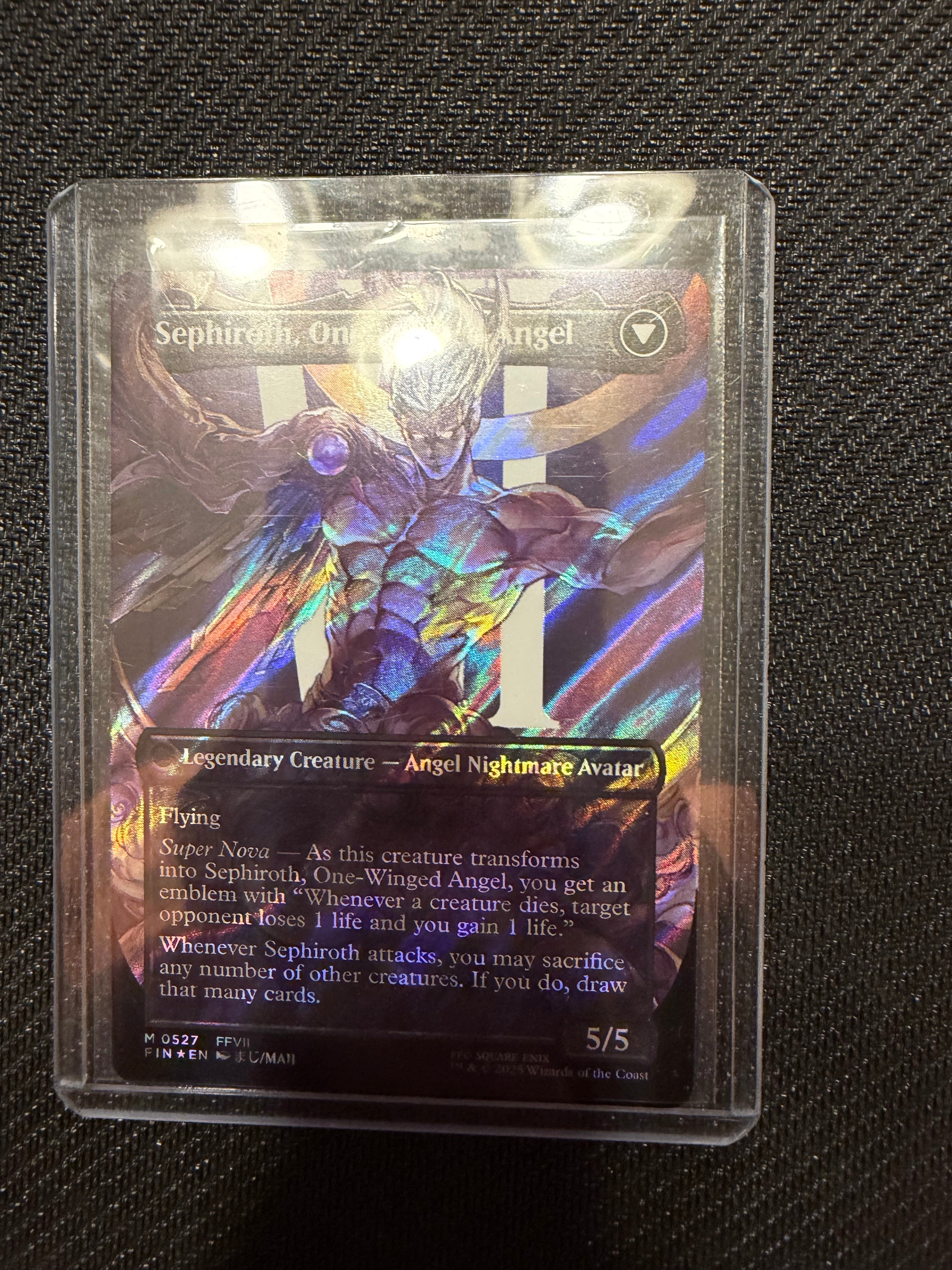 Sephiroth, Fabled SOLDIER [Borderless Surge Foil] #527
