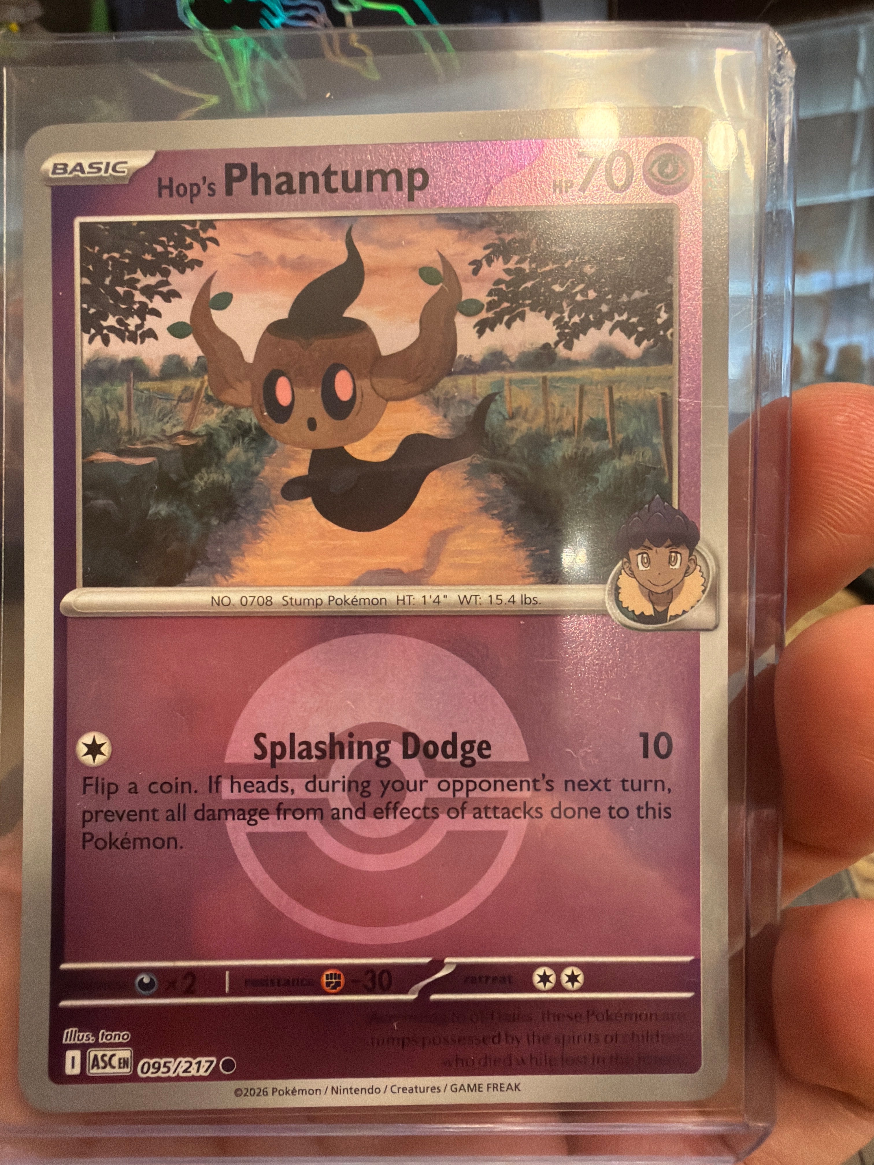 Hop's Phantump (Poke Ball) - ME: Ascended Heroes (ASC)