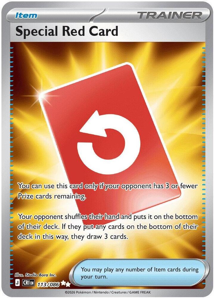 Special Red Card - 113/086 - ME04: Chaos Rising (CRI)