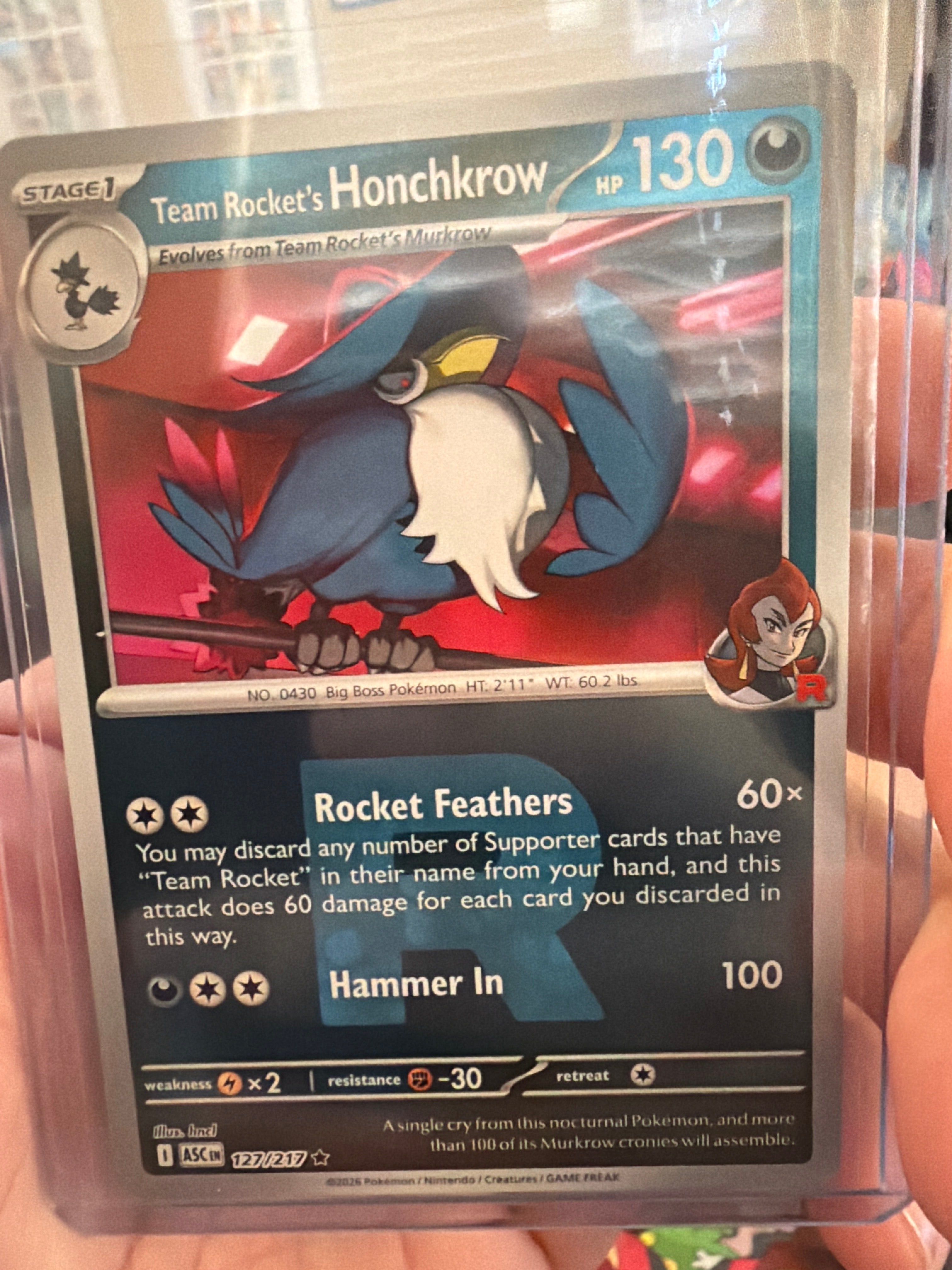 Team Rocket's Honchkrow (Team Rocket) - ME: Ascended Heroes (ASC)