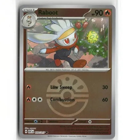 Raboot (Friend Ball) - ME: Ascended Heroes (ASC)