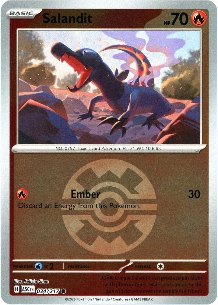 Salandit (Quick Ball) - ME: Ascended Heroes (ASC)