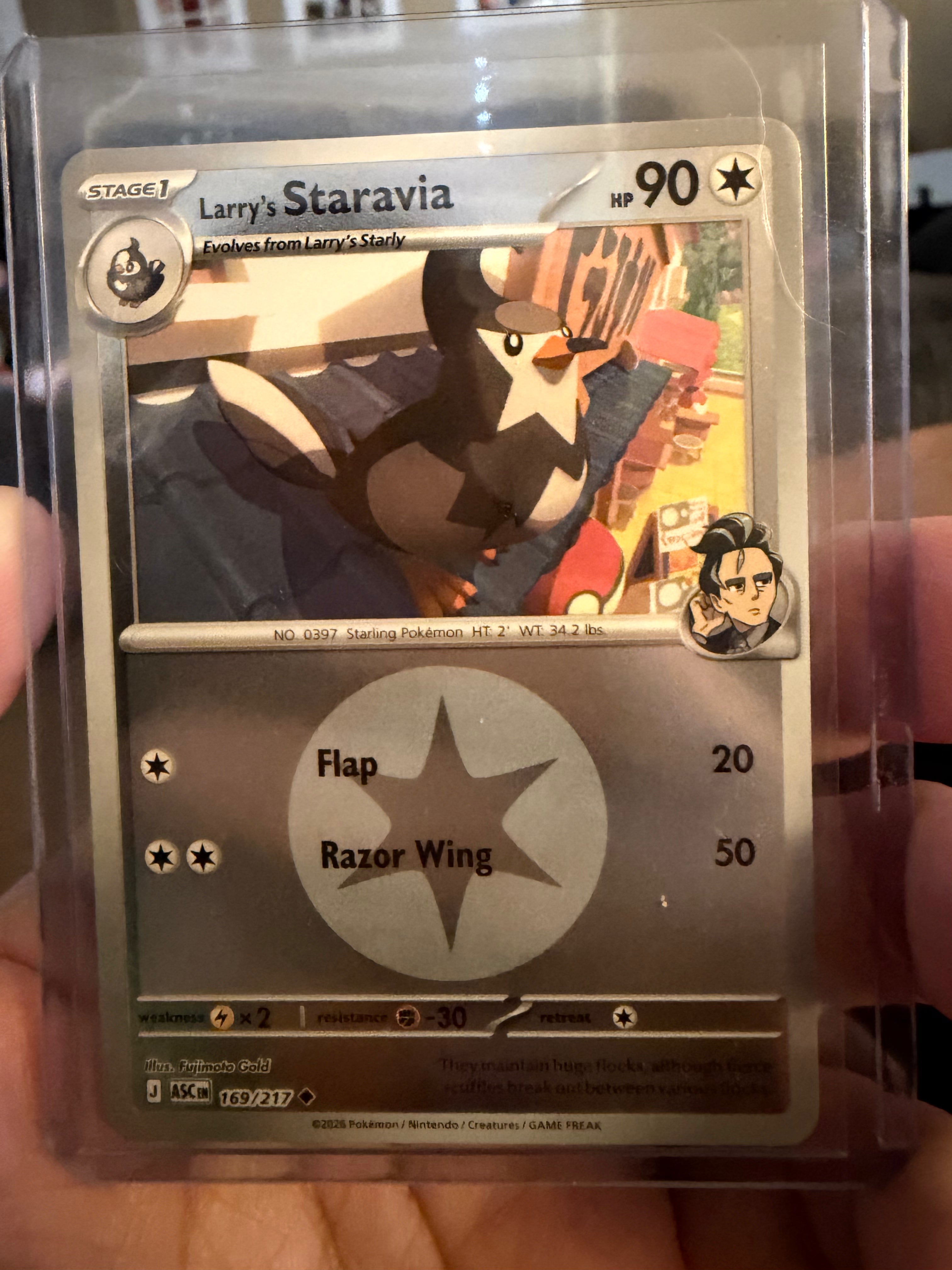 Larry's Staravia (Energy Symbol Pattern) - ME: Ascended Heroes (ASC)