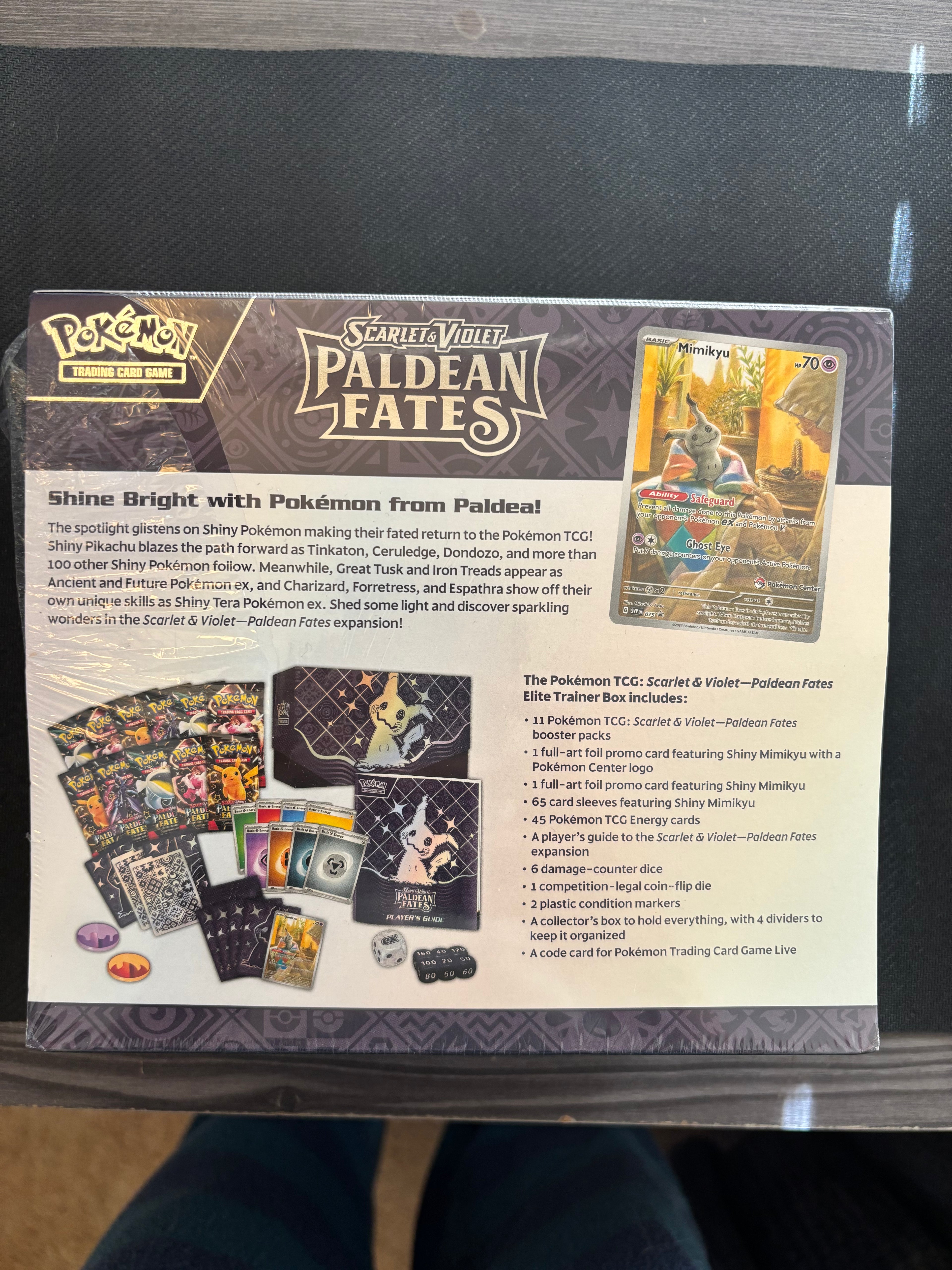 Paldean Fates Elite Trainer Box [Pokemon Center] *torn seal*