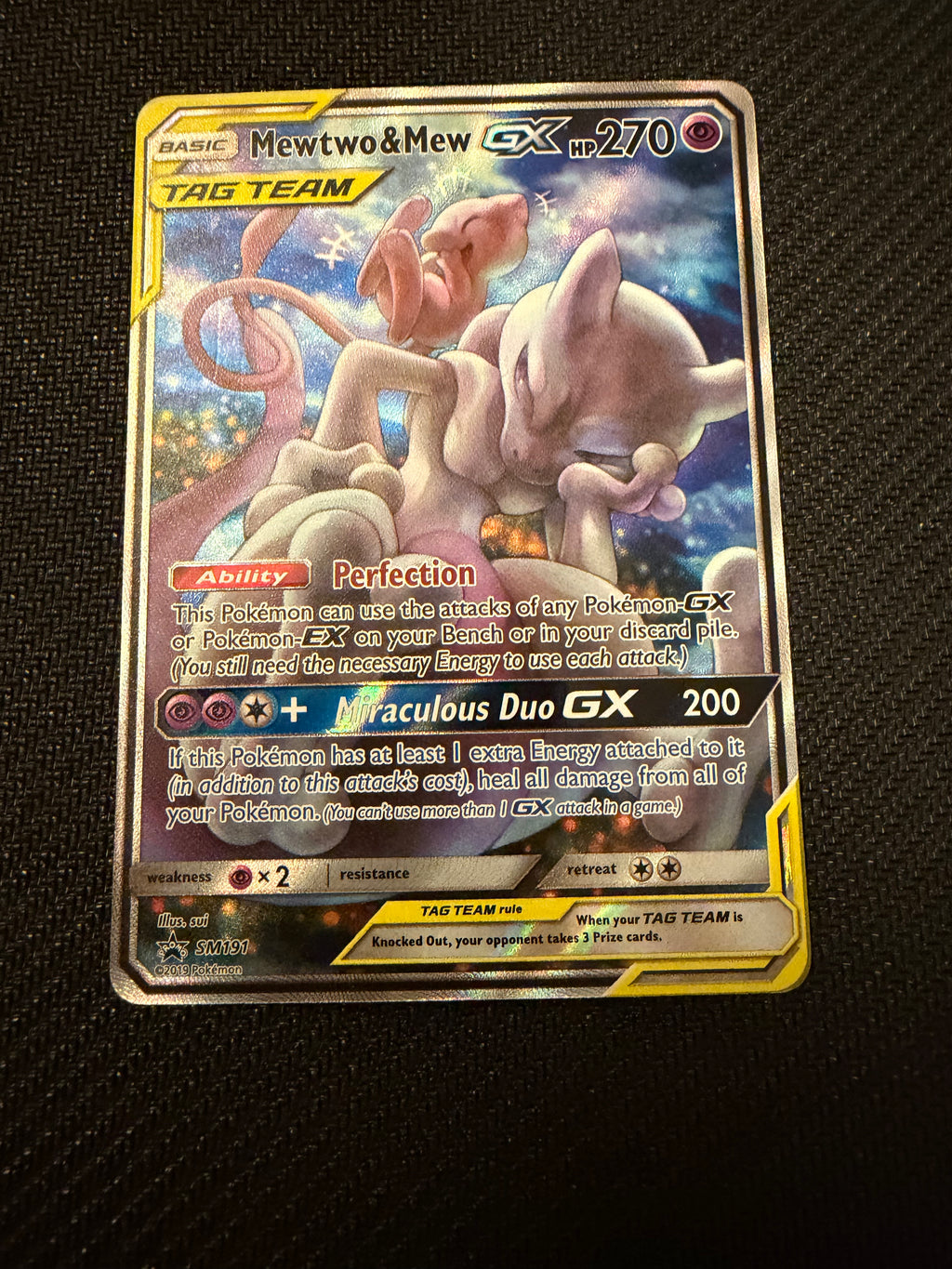 Mewtwo & Mew GX #SM191 Pokemon Promo
