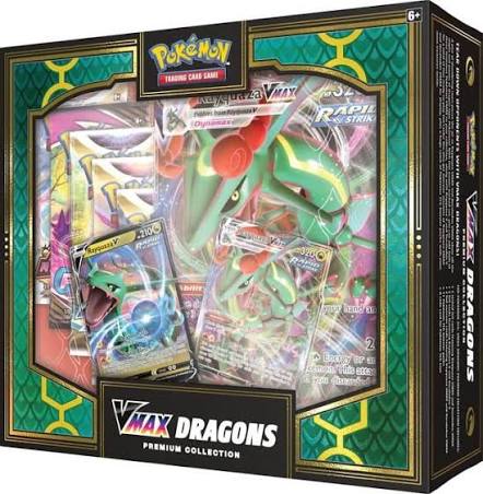 VMAX Dragons Premium Collection Box Pokemon Evolving Skies