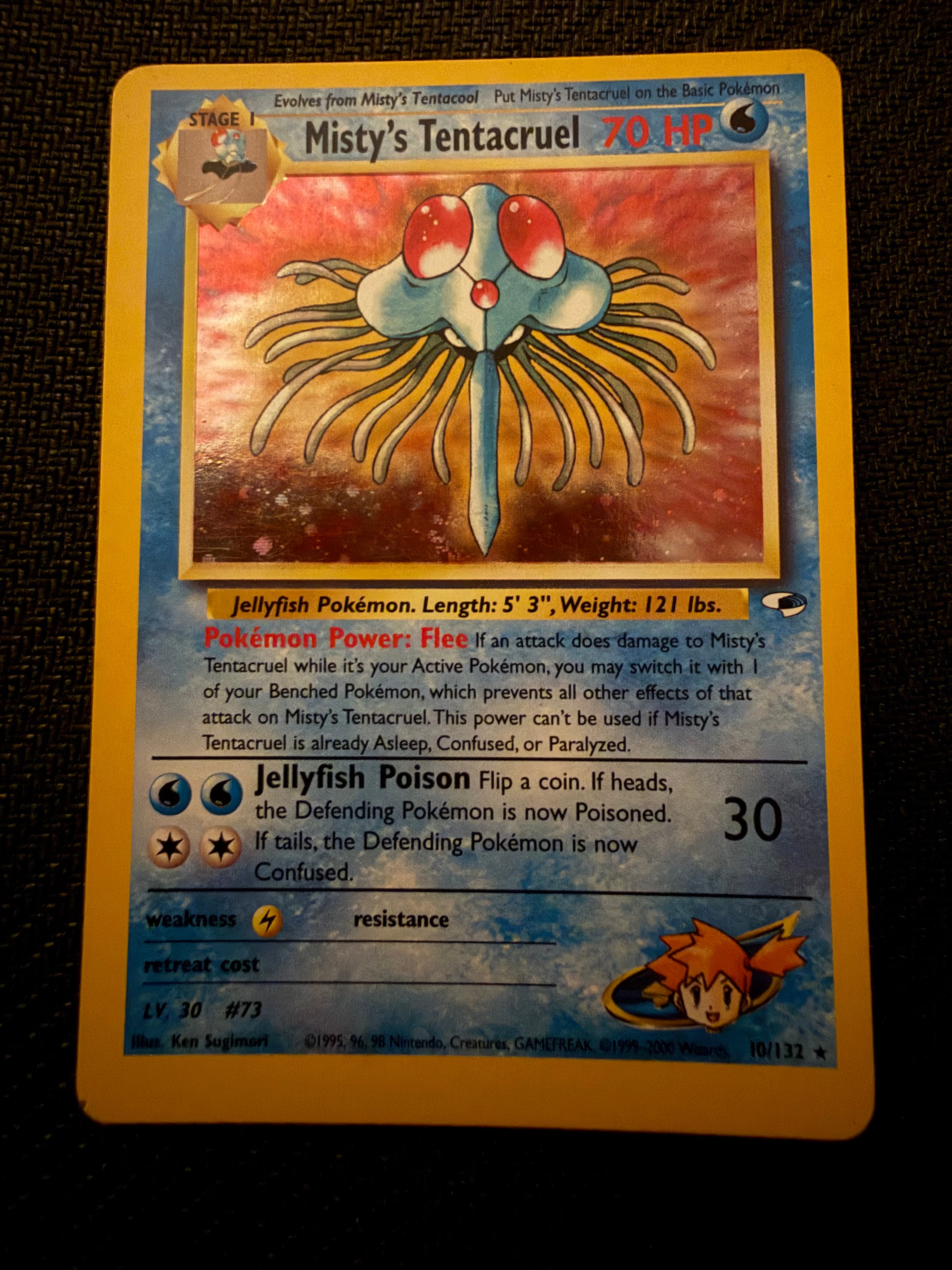(NM/LP) Misty's Tentacruel #10 Pokemon Gym Heroes