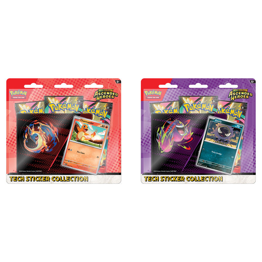 Mega Evolution 2.5: Ascended Heroes: Tech Sticker Collection (Gastly)