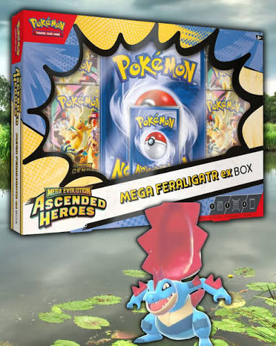 Mega Evolution 2.5: Ascended Heroes: Mega Feraligatr Box