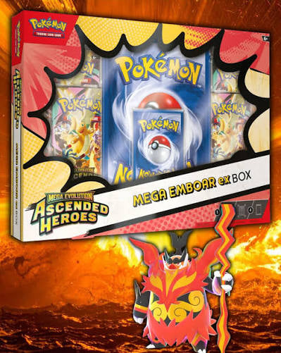 Mega Evolution 2.5: Ascended Heroes: Mega Emboar Box
