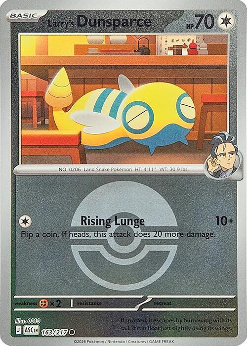 Larry's Dunsparce (Poke Ball) - ME: Ascended Heroes (ASC)