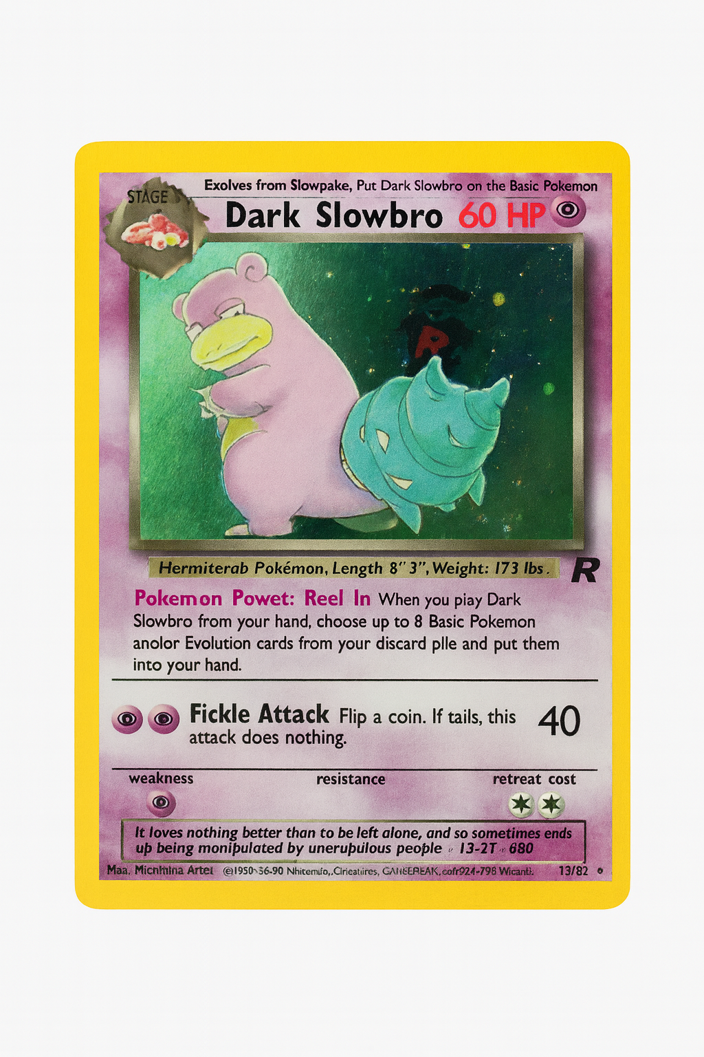 Pokémon TCG Dark Slowbro 29/82