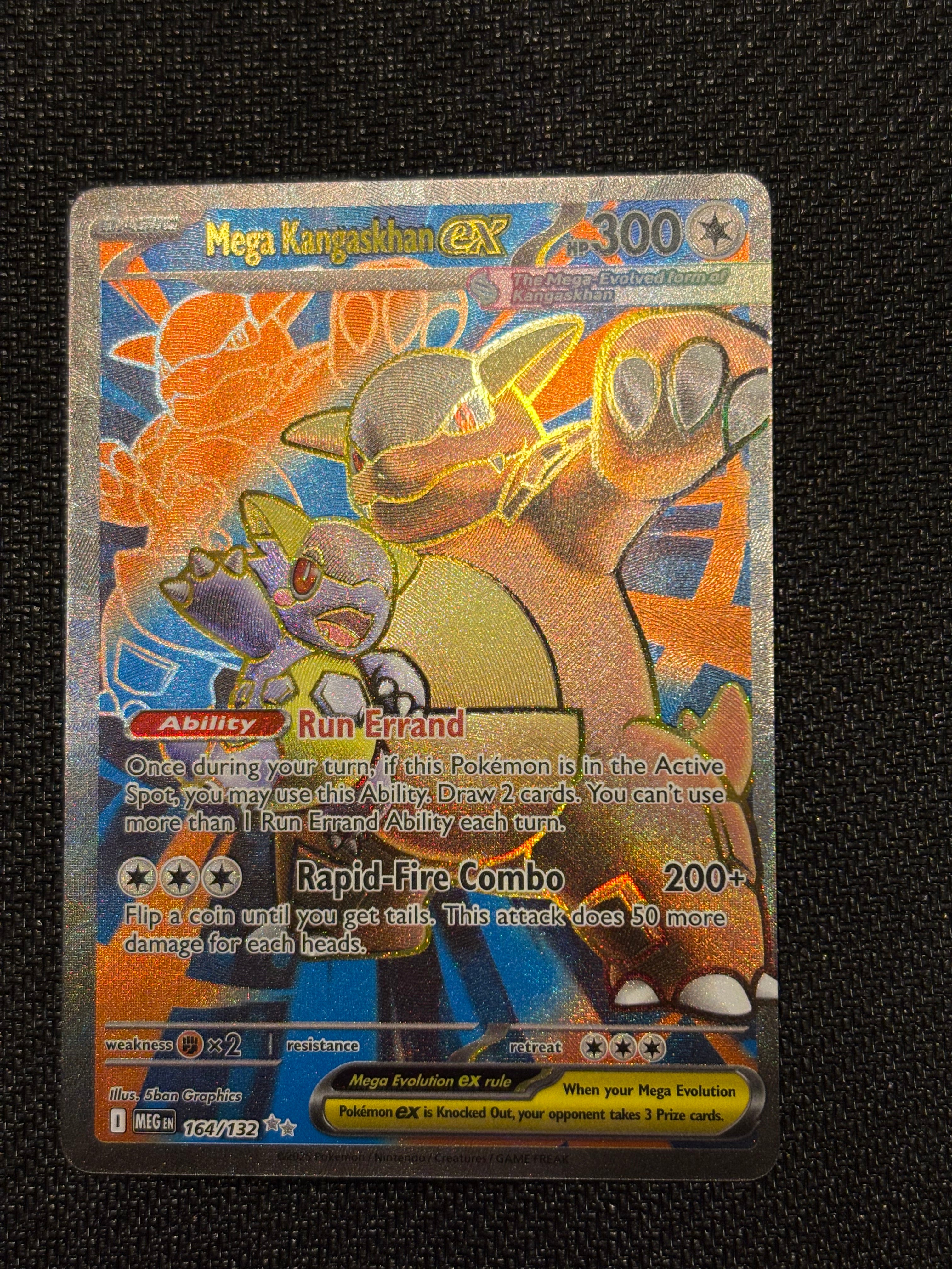 Mega Kangaskhan ex 164/132 Full Art Pokemon TCG Mega Evolution NM/M