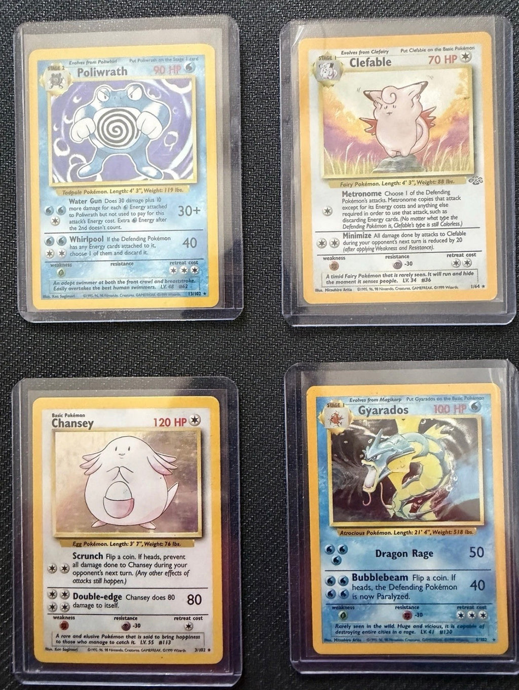Holo Pokemon Card Lot (9) Base, Fossil, Jungle