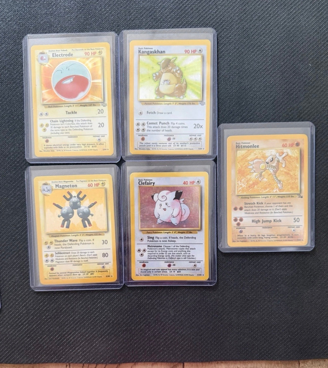 Holo Pokemon Card Lot (9) Base, Fossil, Jungle