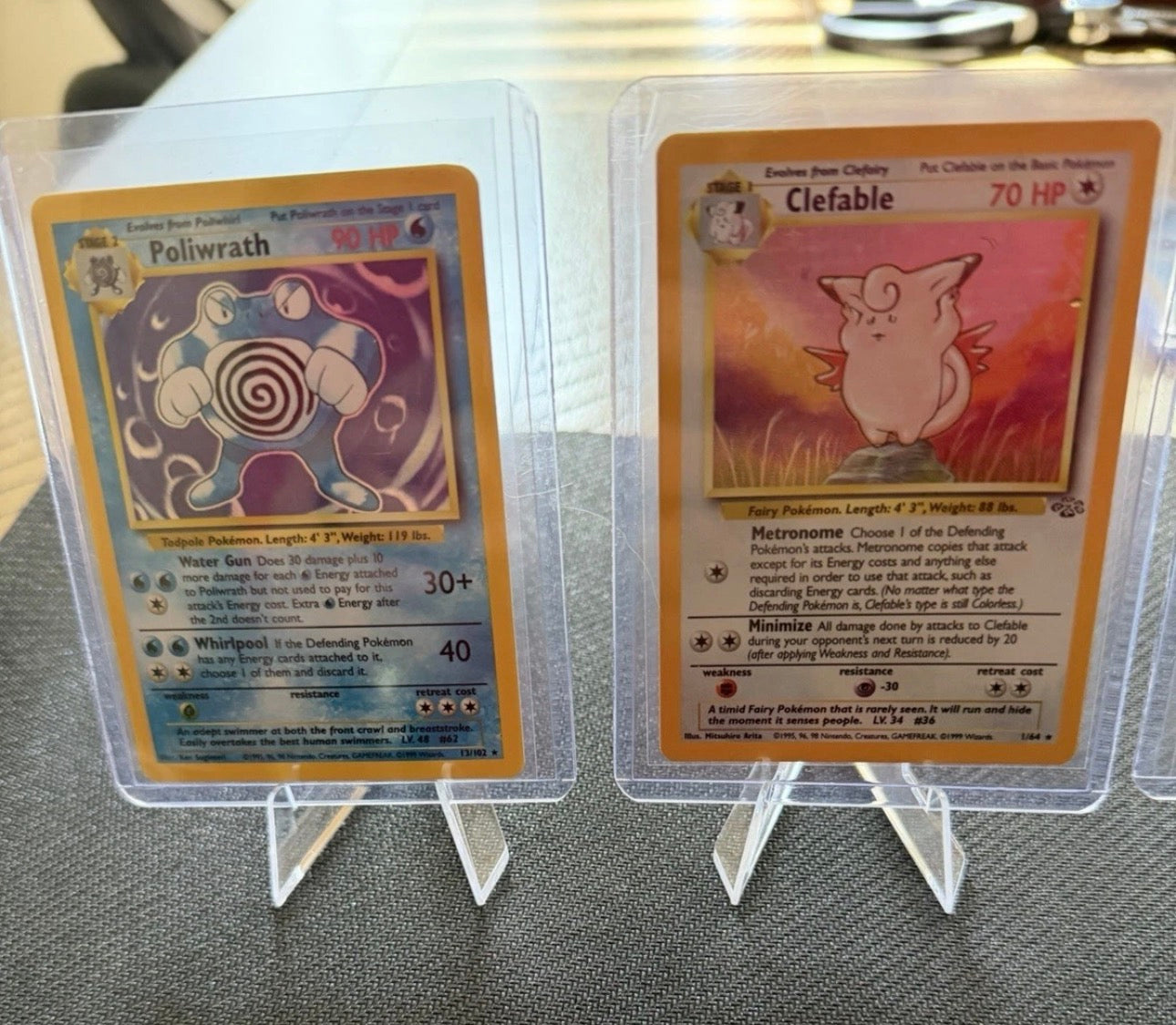 Holo Pokemon Card Lot (9) Base, Fossil, Jungle