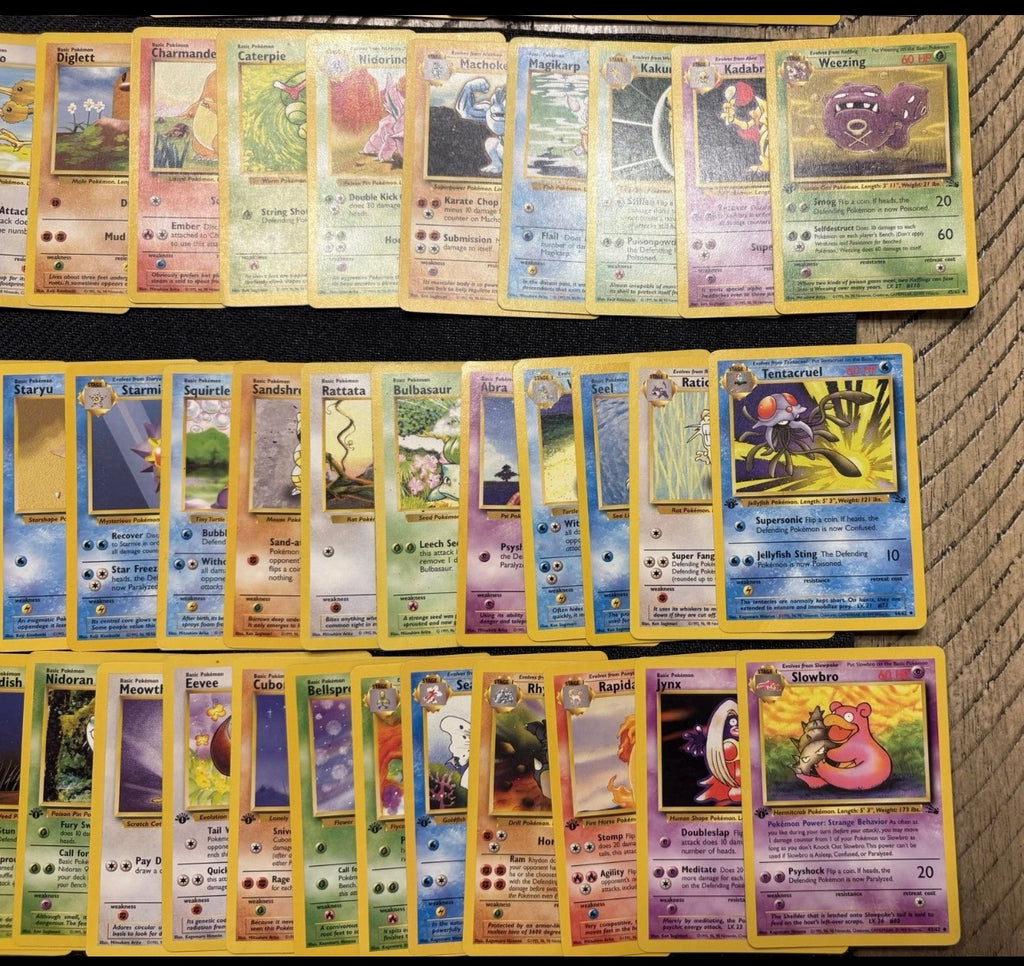 Base, Jungle, And Fossil Bulk Lot (see Description)