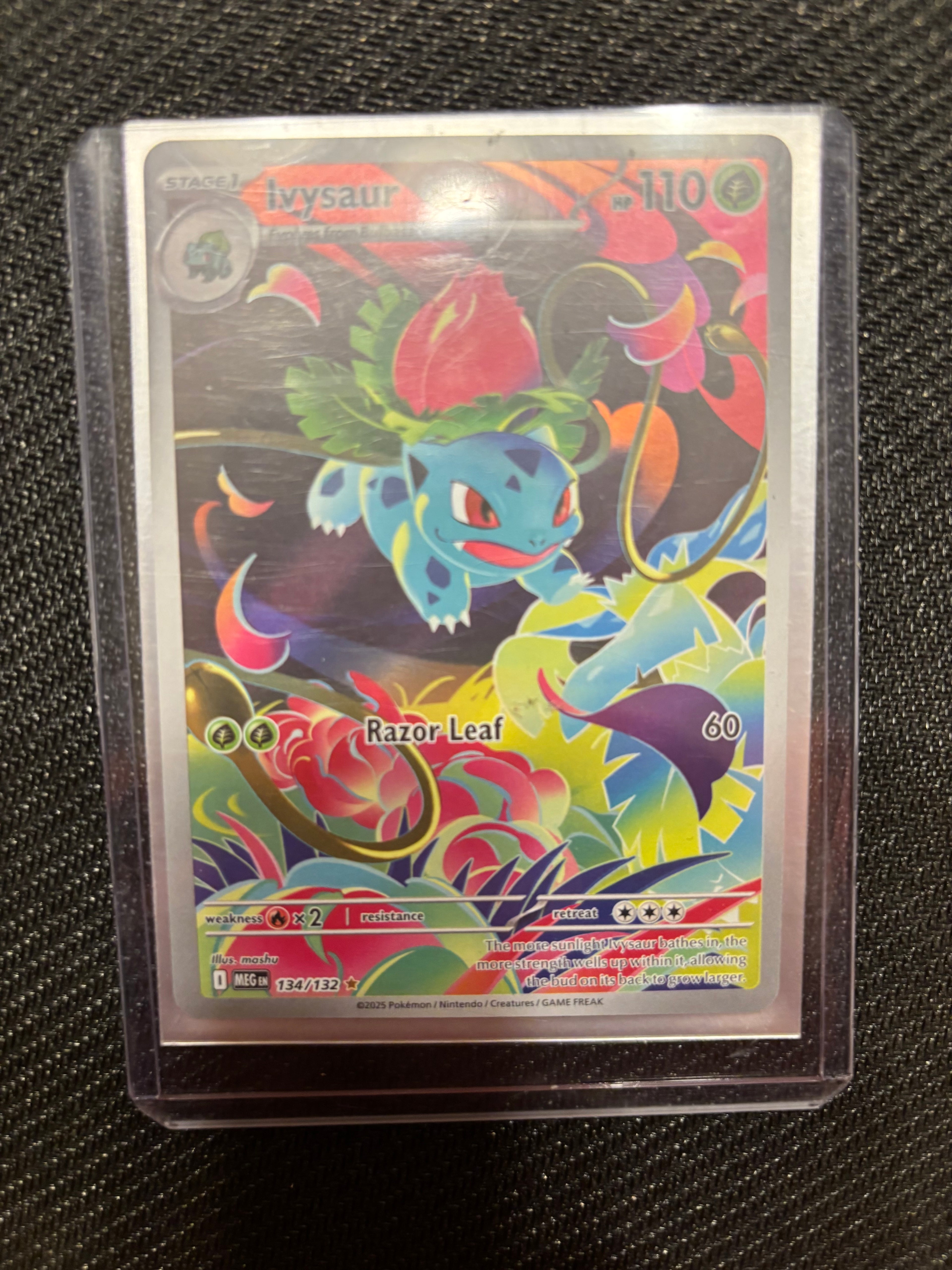 Mega Evolution Ivysaur 134/132 Illustration Rare Mint