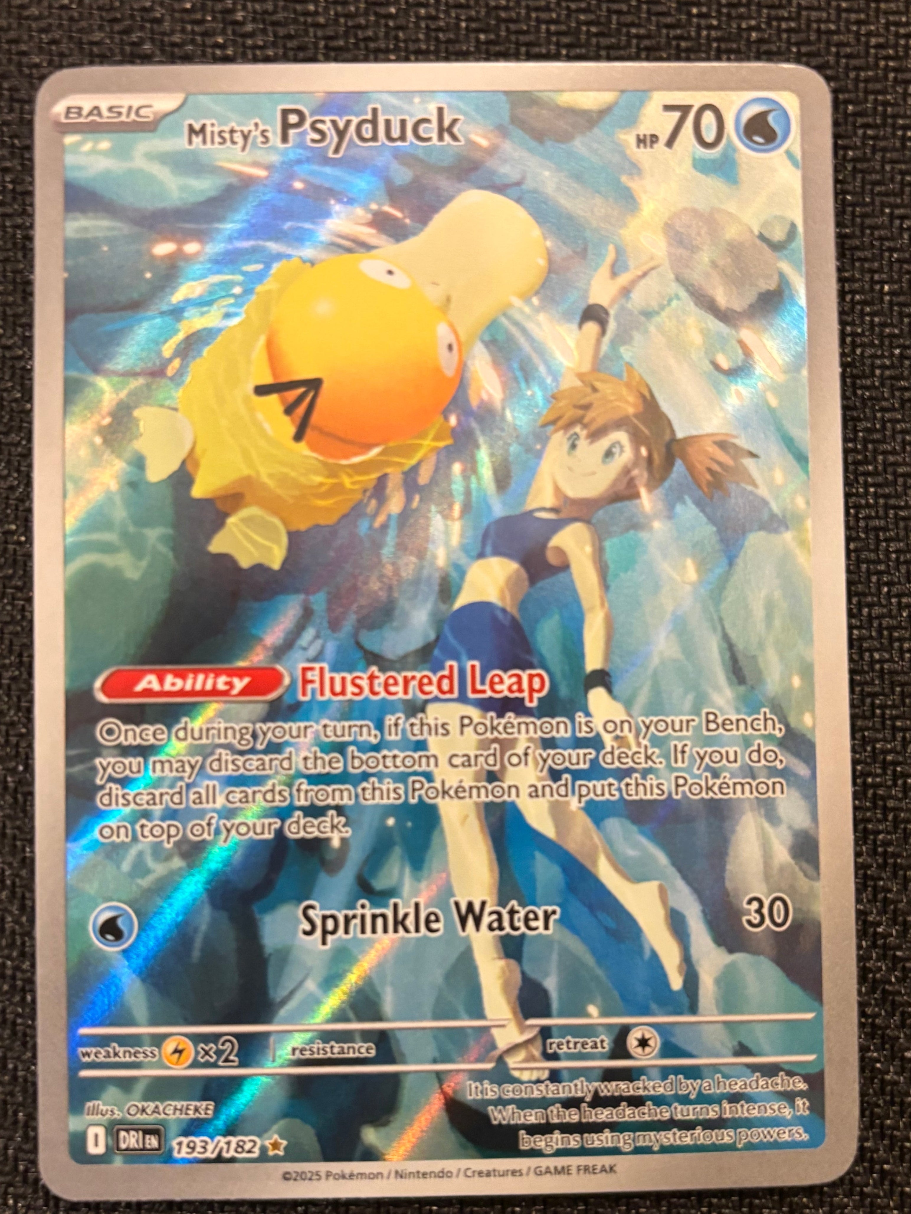 Misty's Psyduck Scarlet & Violet 193/182 Destined Rivals